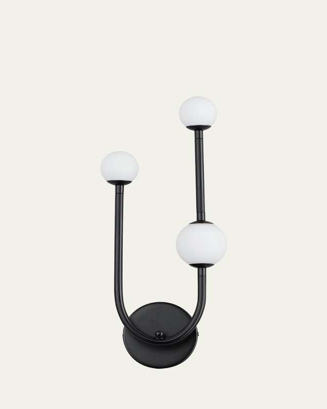 Nina Magon Design from Studio M Alina 3-Light LED Wall Sconce